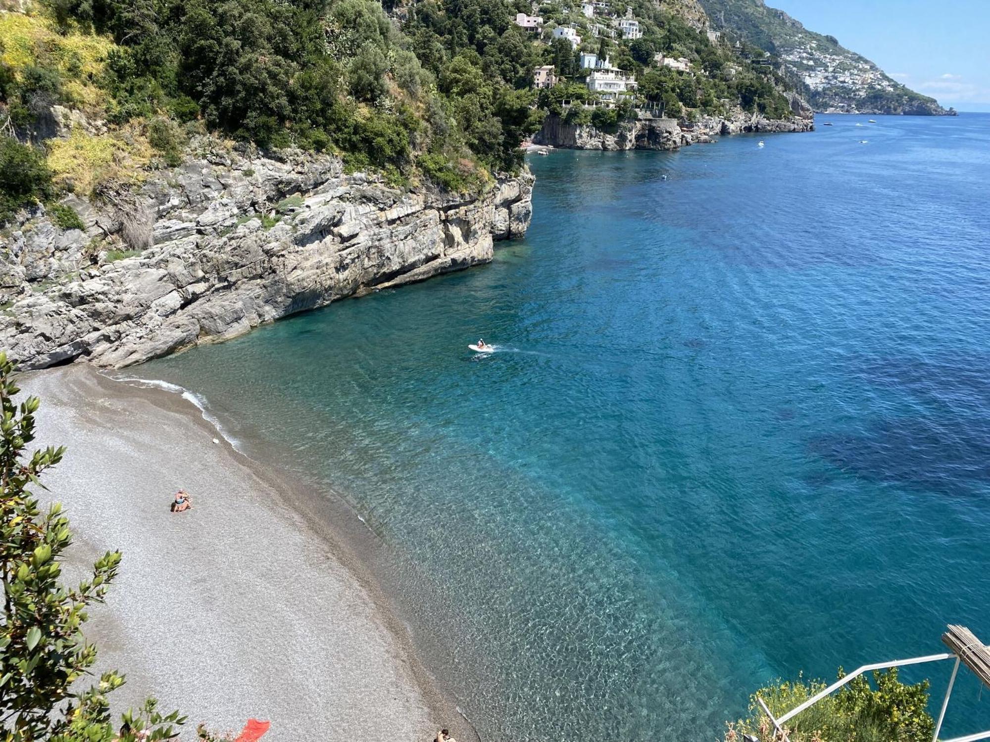 Torre Sponda - Casa Grande, Private Beach Позитано Экстерьер фото